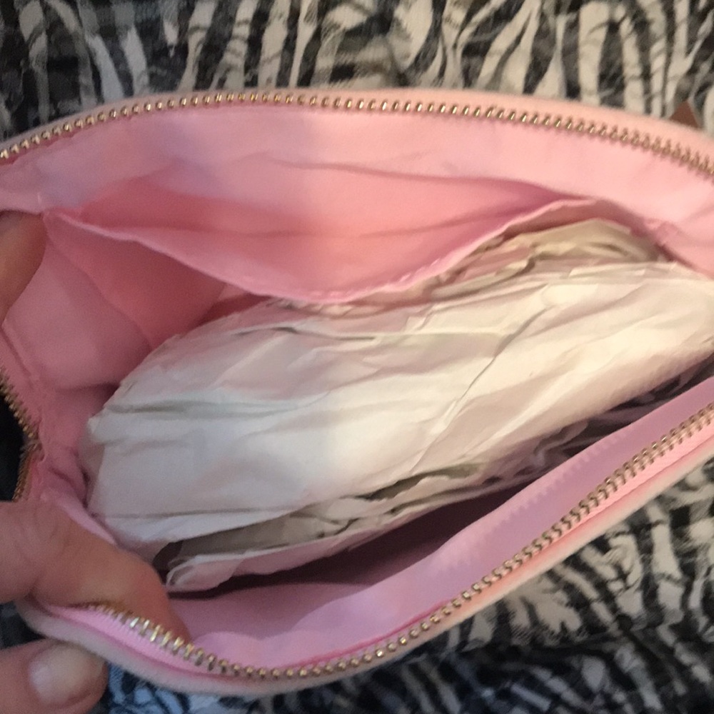 Pink Velvet Pouch by Pep Rally - Picture 5 of 7